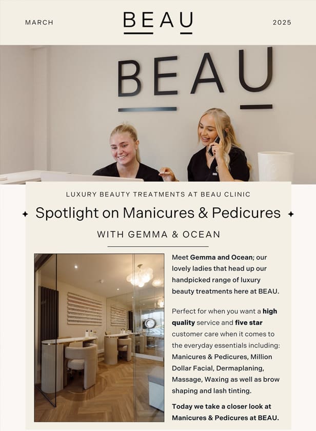 Signature Manicures and Luxury Pedicures