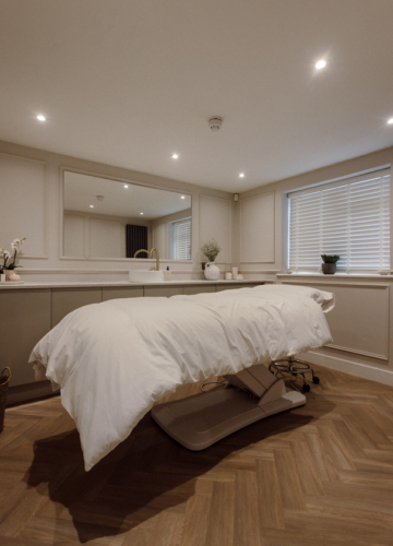 Professional clinic room for healthcare practitioners