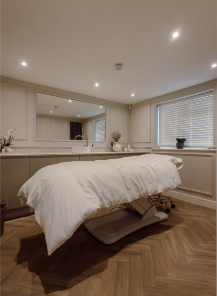 Professional clinic room for healthcare practitioners